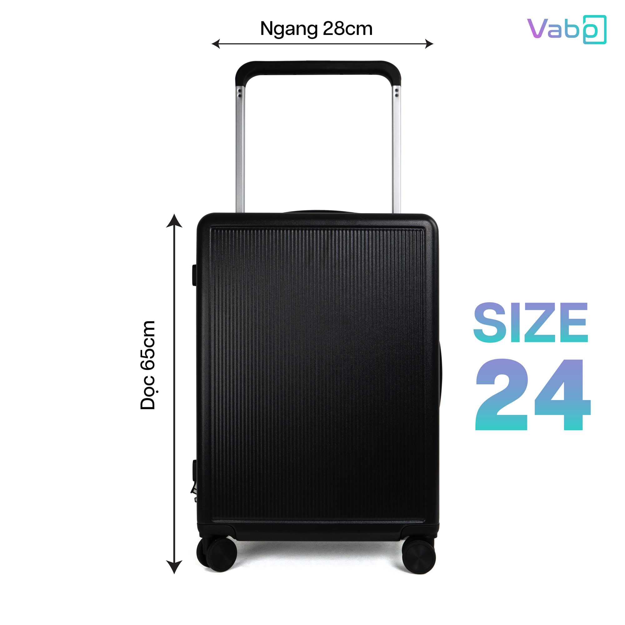 vali du lịch size 24 - Hình 2