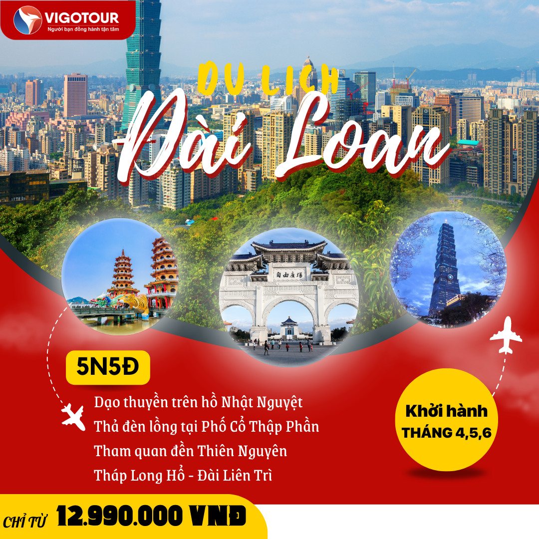 vé du lịch đài loan - Hình 4