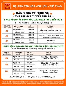 vé du lịch đại nam