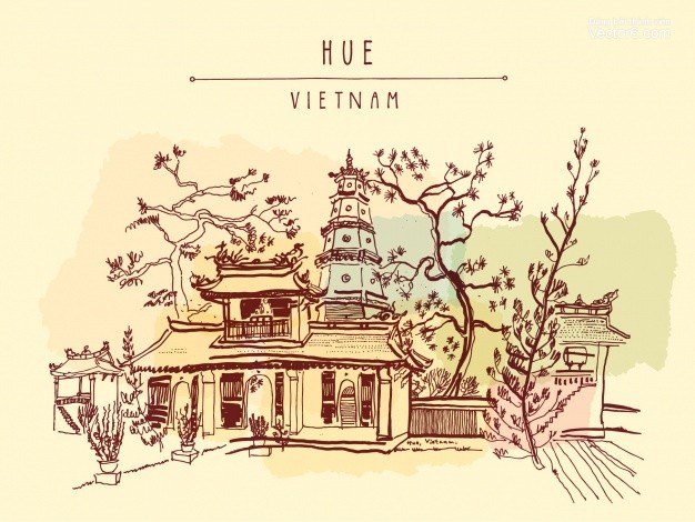 vẽ du lịch huế - Hình 5