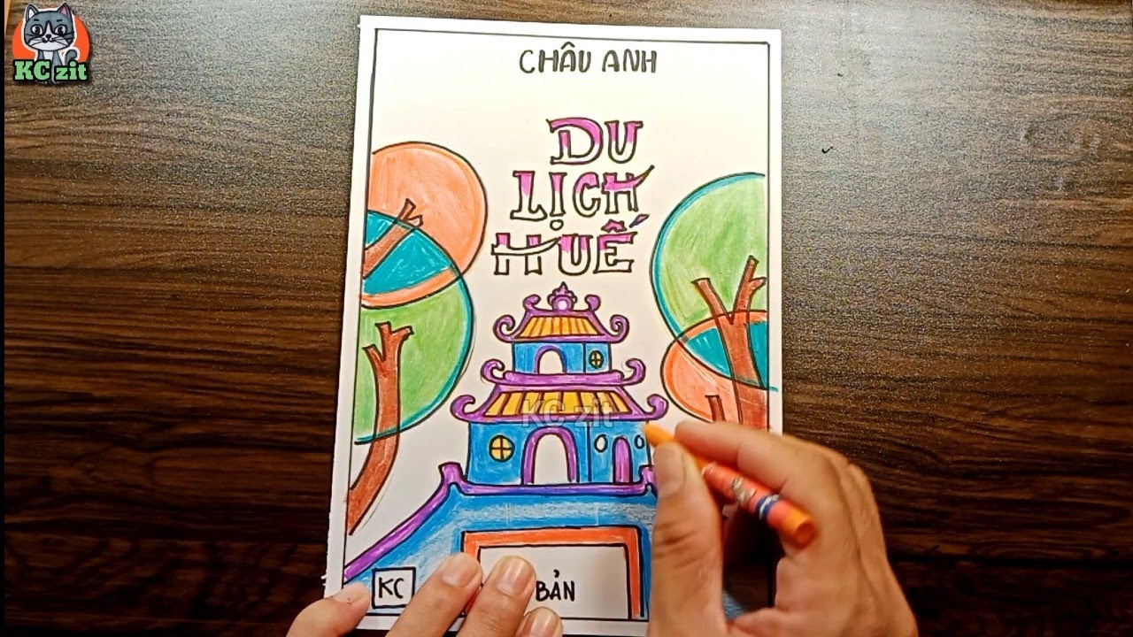 vẽ du lịch huế lớp 7 - Hình 2