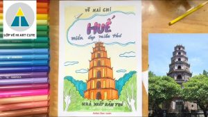 vẽ du lịch huế lớp 7