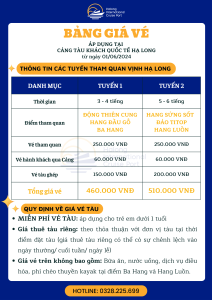 vé tàu du lịch hạ long