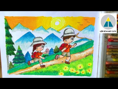 vẽ tranh đi du lịch - Hình 5