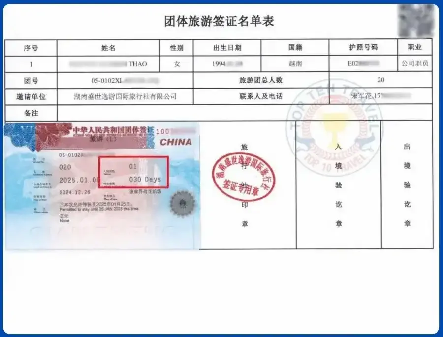 visa đoàn du lịch trung quốc - Hình 2