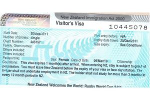 visa du lịch new zealand có thời hạn bao lâu