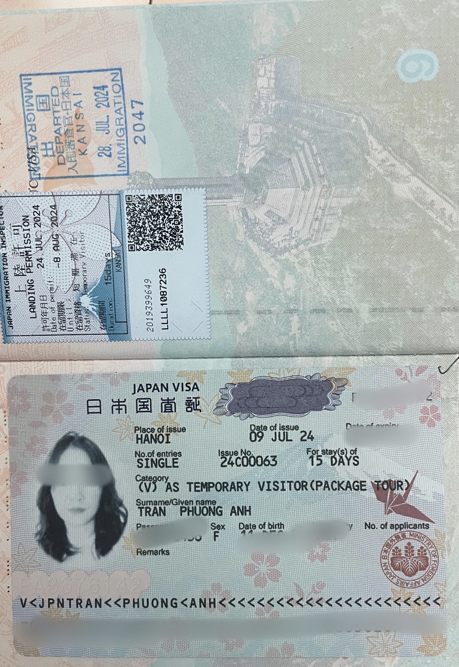 visa du lịch nhật bản theo tour - Hình 5