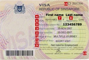 visa du lịch singapore