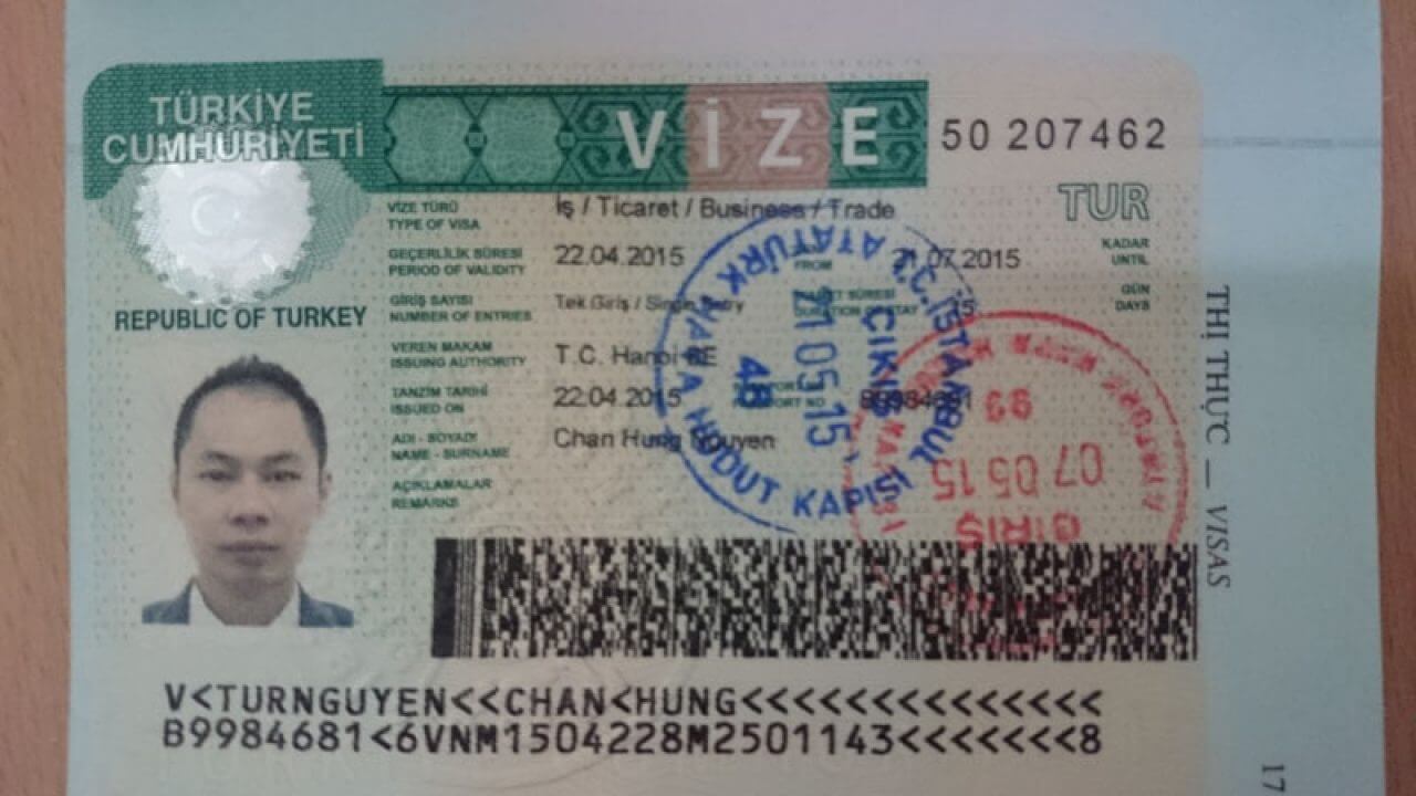 visa du lịch thổ nhĩ kỳ - Hình 3