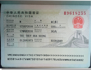 visa du lịch trung quốc nhiều lần
