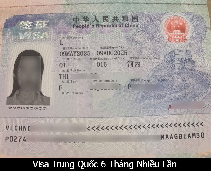 visa du lịch trung quốc nhiều lần - Hình 5