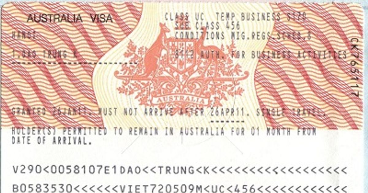 visa du lịch úc cần gì - Hình 3