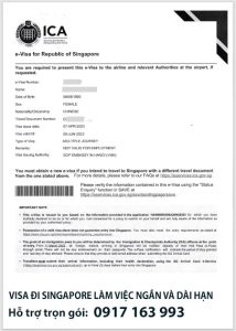 xin visa đi singapore du lịch