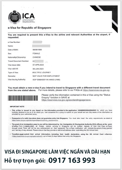 xin visa đi singapore du lịch - Hình 1