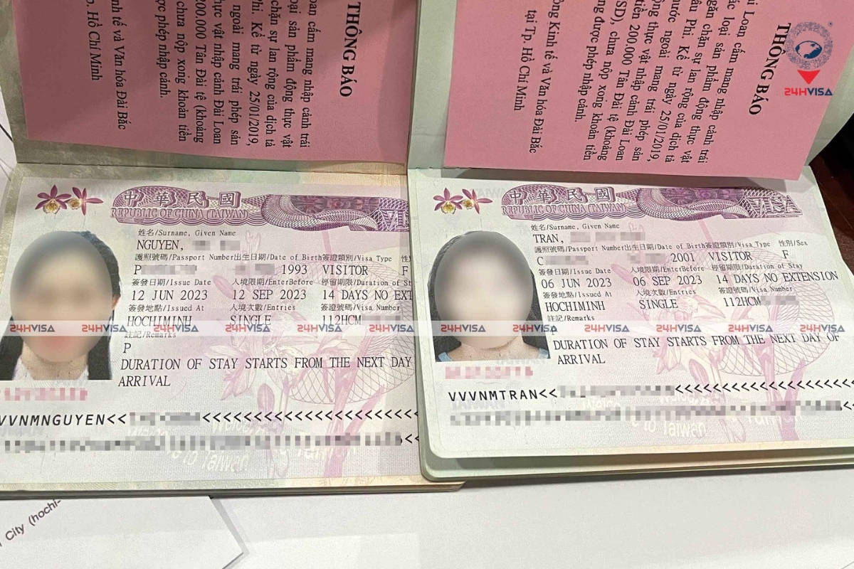 xin visa du lịch đài loan tự túc - Hình 1