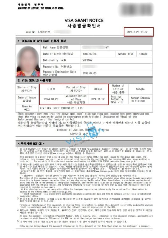 xin visa du lịch hàn quốc 1 tháng - Hình 3