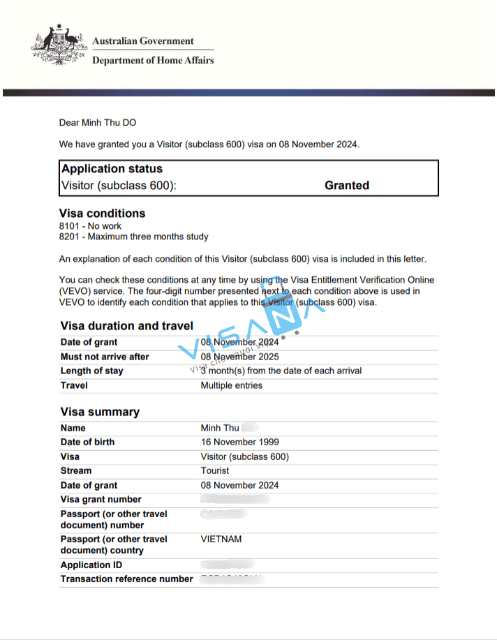 xin visa du lịch úc bao lâu có kết quả - Hình 5