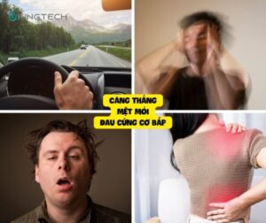 Bị mệt khi di chuyển đường dài