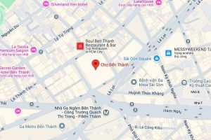 Các phố gần chợ Bến Thành