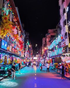 Các phố vui chơi về đêm ở Sài Gòn
