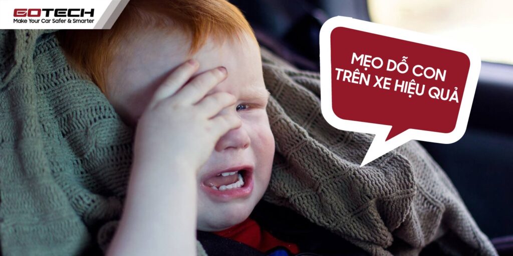 Cách xử lý khi trẻ quấy khóc trong chuyến đi