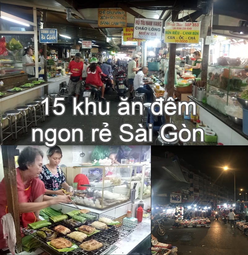 Chợ đồ ăn đêm ở Sài Gòn - Hình 3