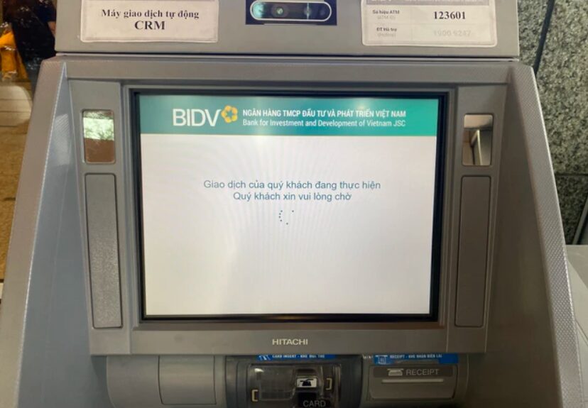 Không rút được tiền tại ATM