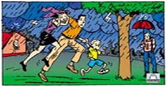 Làm gì khi gặp giông sét khi tham quan - Hình 3