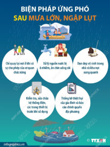 Làm gì khi gặp mưa lớn khi tham quan