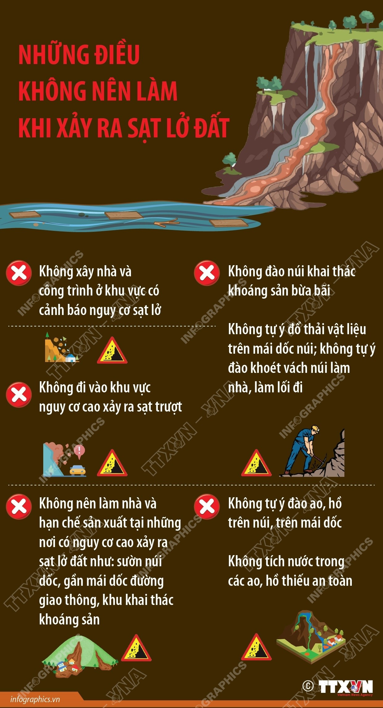 Làm gì khi gặp sạt lở đất - Hình 1