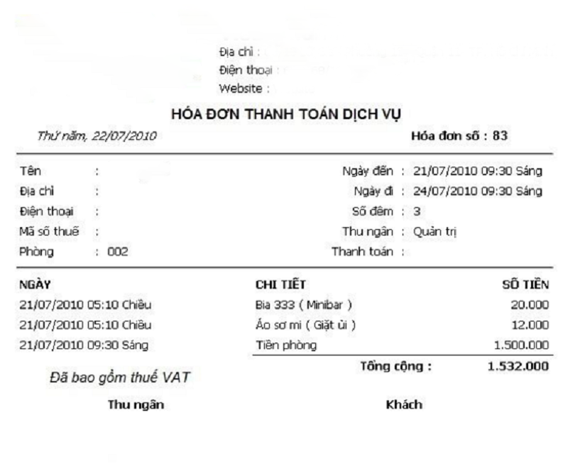 Làm gì khi khách sạn tính sai hóa đơn