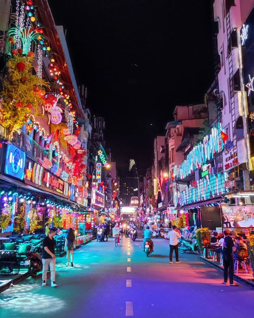 Những con đường về đêm đẹp nhất Sài Gòn