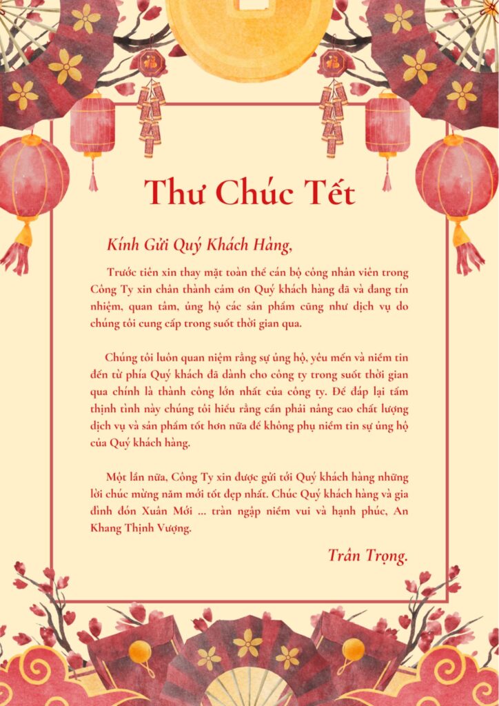 cách viết lời tri ân khách du lịch