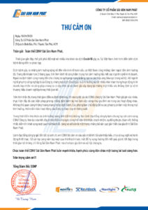 email cảm ơn chuyên nghiệp