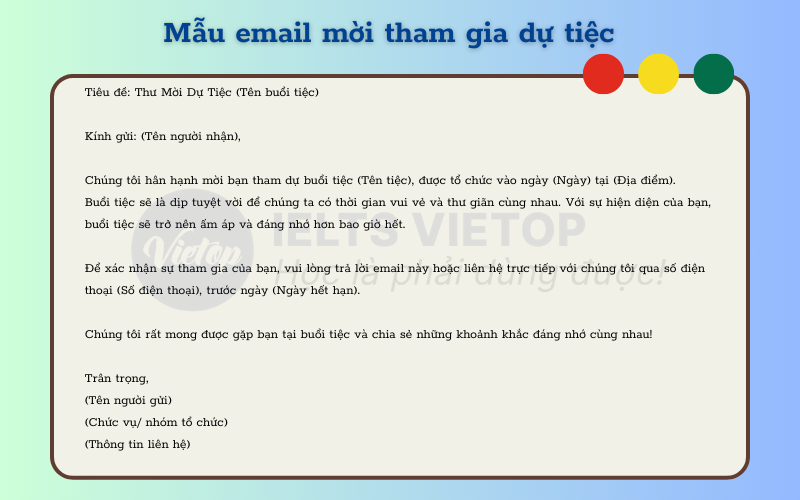 email chúc khách đoàn khởi hành - Hình 3
