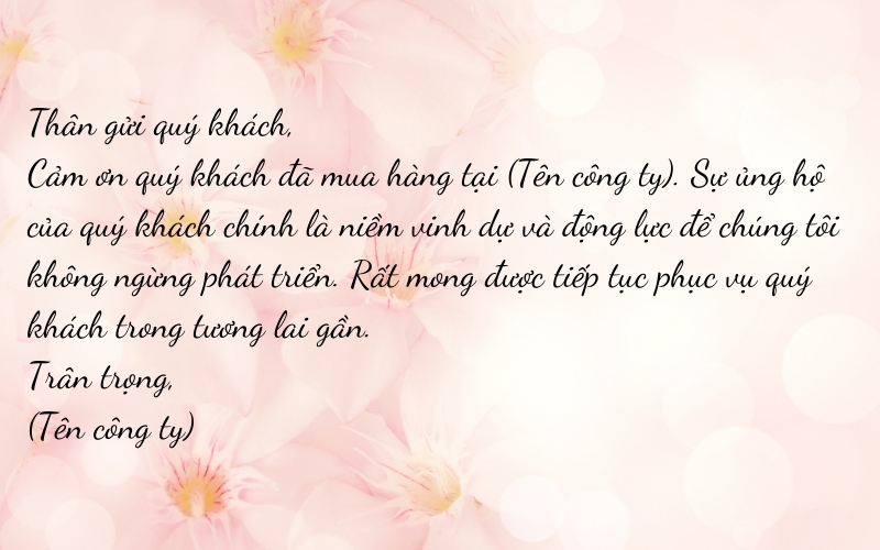 lời cảm ơn chân thành sau chuyến đi - Hình 2