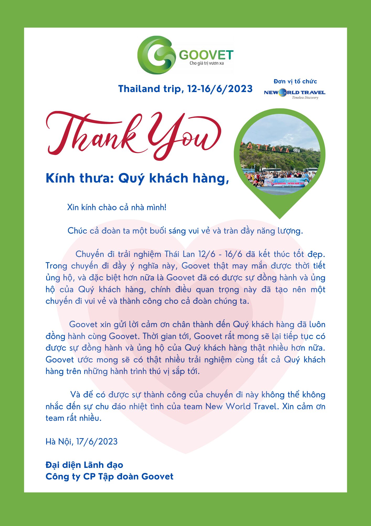 lời cảm ơn dành cho điều hành tour - Hình 3