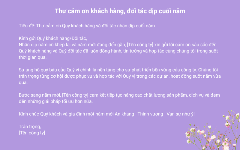 lời cảm ơn đoàn khách công ty - Hình 5