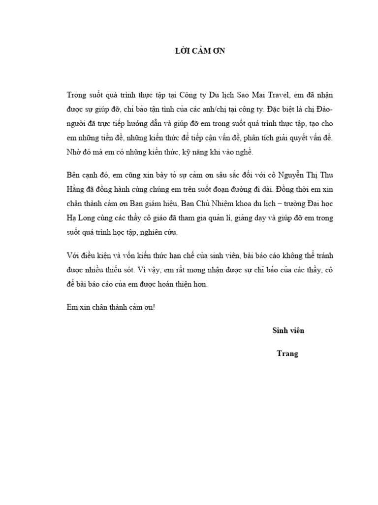 lời cảm ơn đơn vị lưu trú - Hình 4