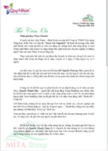 lời cảm ơn đơn vị vận chuyển du lịch