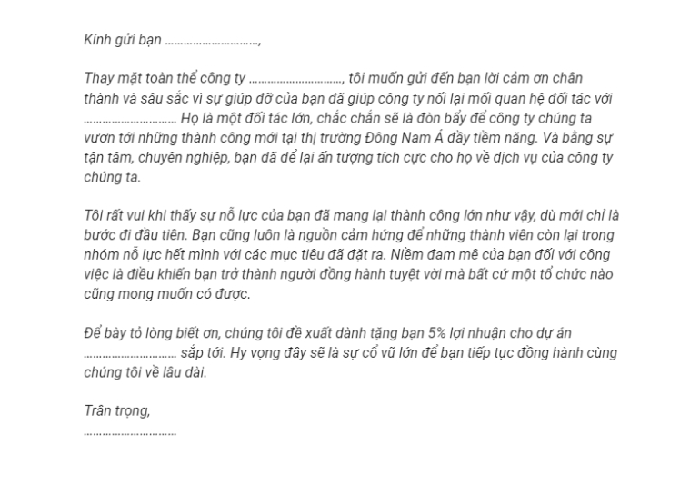 lời cảm ơn nhân viên phục vụ tour - Hình 3