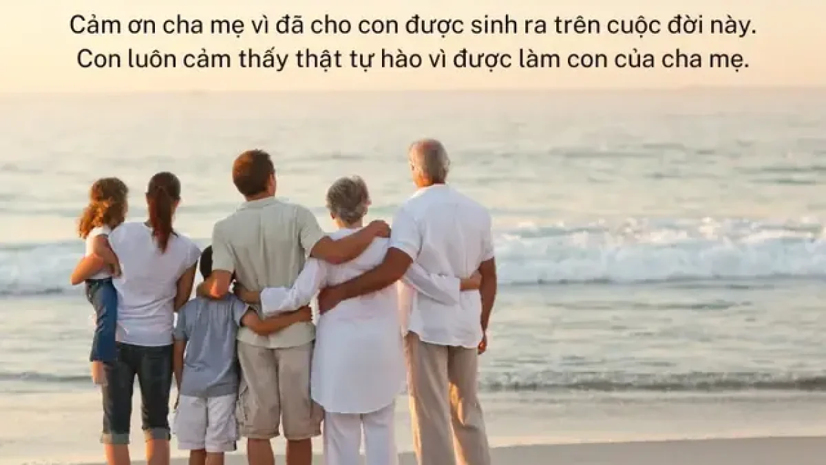 lời cảm ơn sau chuyến du lịch gia đình nhiều thế hệ - Hình 1