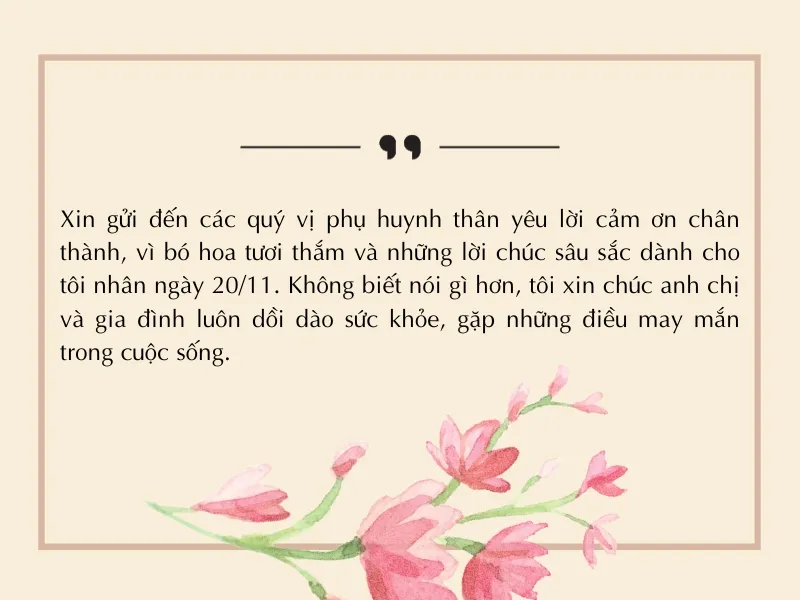lời cảm ơn sau chuyến du lịch phụ huynh - Hình 2