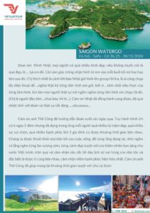 lời cảm ơn sau tour Tây Bắc