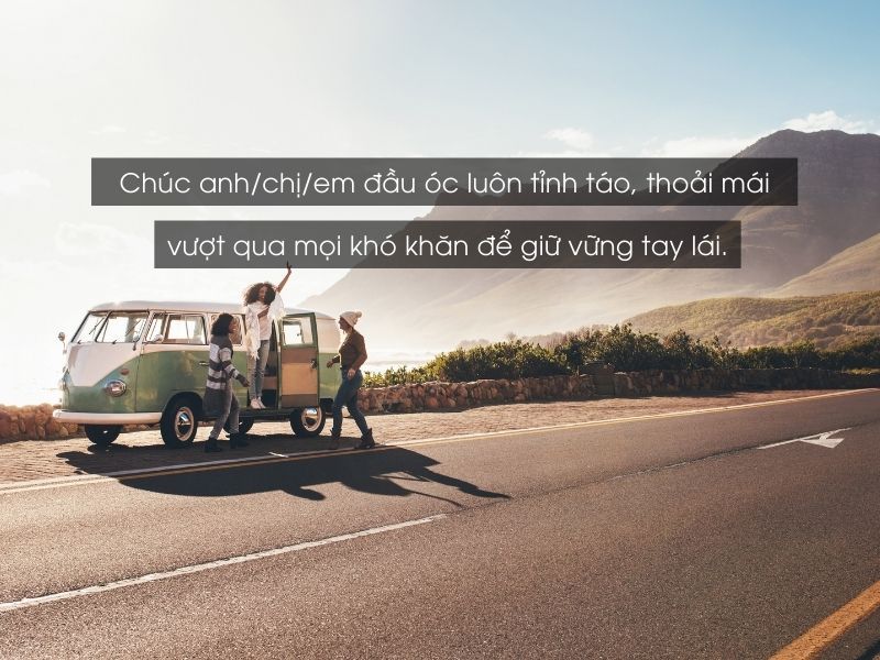 lời chúc dành cho tài xế du lịch
