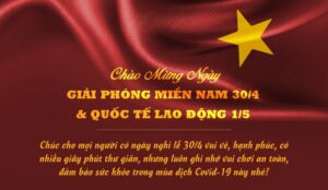 lời chúc kỳ nghỉ 30 tháng 4