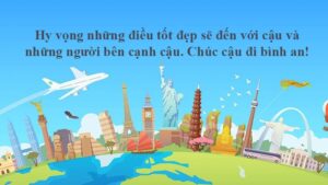 lời chúc tour nước ngoài