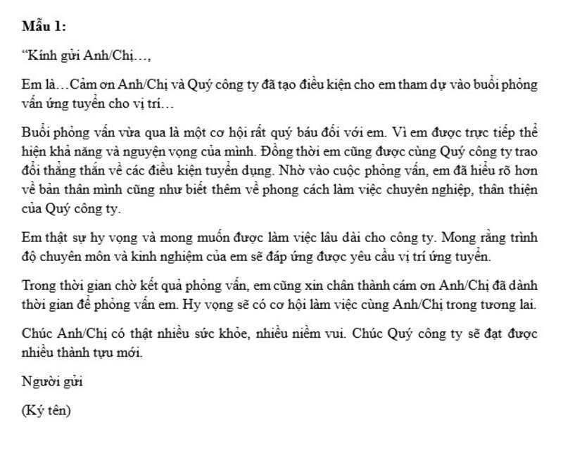 mẫu email cảm ơn sau chuyến đi - Hình 4