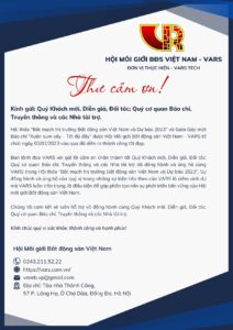 mẫu lời cảm ơn ban tổ chức
