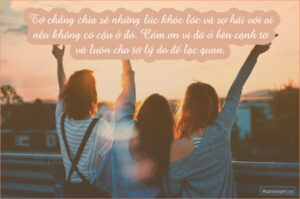 mẫu lời cảm ơn dành cho bạn bè sau chuyến đi